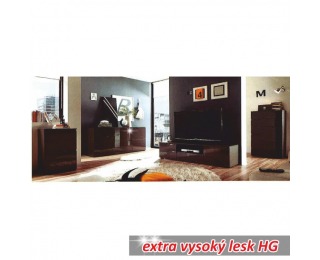 TV stolík Spice - lava vysoký lesk TV stolík Spice - lava vysoký lesk