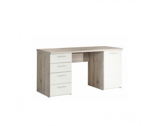 PC stolík Valeria 25 - dub pieskový / biela