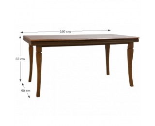 Rustikálny jedálenský stôl Kora ST - samoa king