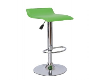 Barová stolička Laria - zelená / chróm