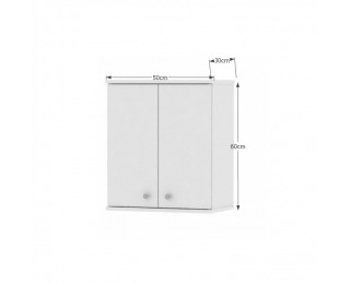 Kúpeľňová skrinka na stenu Galena SI08 - biela