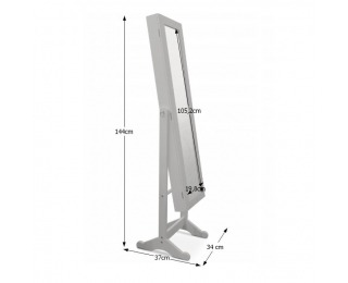 Stojace zrkadlo Miror FY13015-3 - sivá