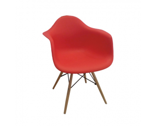 Jedálenská stolička Damen New - červená / buk