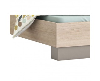 Posteľový rám Graphic Typ 3 160 - dub arizona / sivá