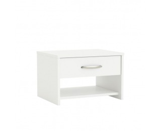 Nočný stolík Ambian - biela