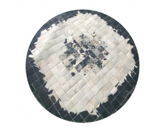 Kožený koberec Typ 9 150x150 cm - vzor patchwork