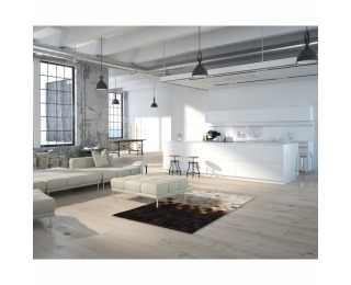 Kožený koberec Typ 7 140x200 cm - vzor patchwork