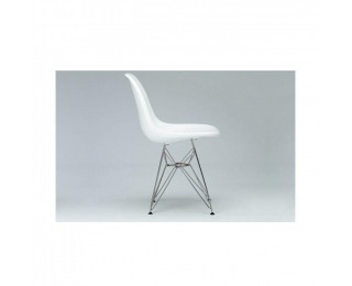 Jedálenská stolička Anisa New - biela / chróm