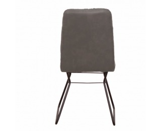 Jedálenská stolička Almira - sivá / čierna