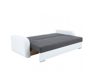 Rozkladacia trojsedačka Mono - biela / čierna Rozkladacia trojsedačka Mono - biela / čierna