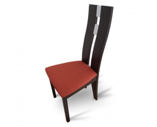 Jedálenská stolička Bona - wenge / terakota