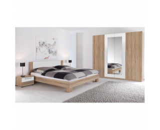 Spálňa Martina - dub sonoma / biela Spálňa Martina - dub sonoma / biela