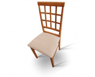 Jedálenská stolička Grid - čerešňa / svetlohnedá