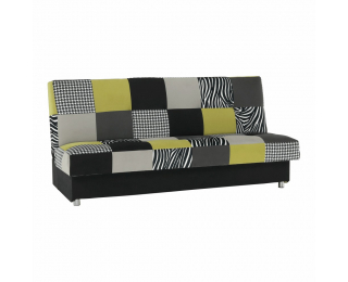 Rozkladacia pohovka s úložným priestorom Alabama - limetková