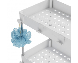 Regál na kolieskach Aliol Typ 3 - biela