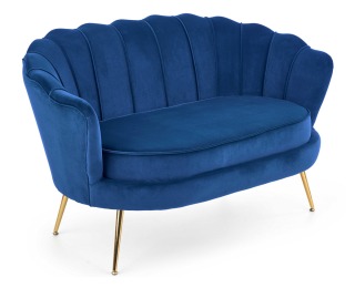 Pohovka Amorinito XL - granátová / zlatá