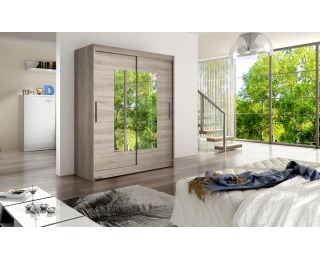 Šatníková skriňa s posuvnými dverami Westa 3 - trufle