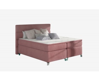 Čalúnená manželská posteľ s úložným priestorom Avellino 180 - ružová