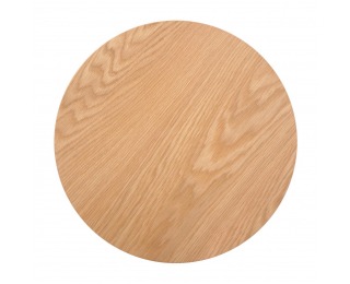 Okrúhly príručný stolík Azzura S - prírodná / biela Okrúhly príručný stolík Azzura S - prírodná / biela