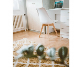 Jedálenská stolička Bali 2 New - biela / buk