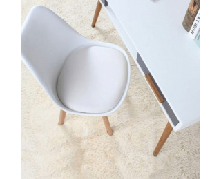 Jedálenská stolička Bali 2 New - biela / buk