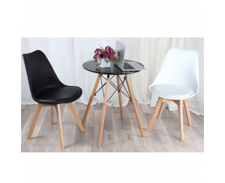 Jedálenská stolička Bali 2 New - čierna / buk