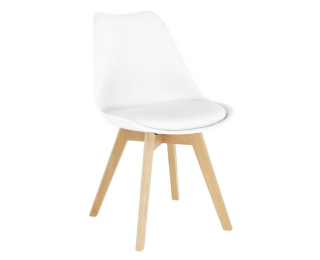 Jedálenská stolička Bali 3 New - biela / buk