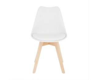 Jedálenská stolička Bali 3 New - biela / buk