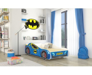 Detská posteľ s matracom Balmo 80x160 cm - modrá / biela