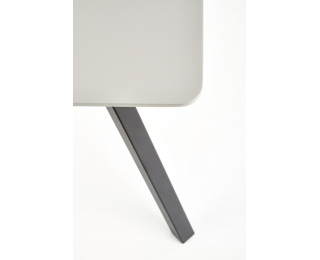 Jedálenský stôl Balrog - svetlosivá / čierna