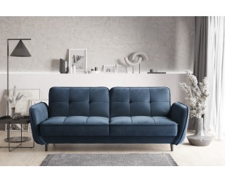 Rozkladacia pohovka s úložným priestorom Baltino - tmavomodrá Rozkladacia pohovka s úložným priestorom Baltino - tmavomodrá