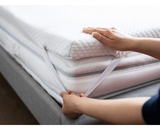 Penový matrac (topper) Bambi Typ 4 160 160x200 cm - biela