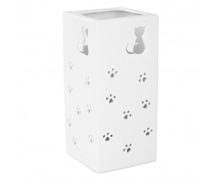 Stolná lampa Belle Typ 2 - biela / vzor mačky