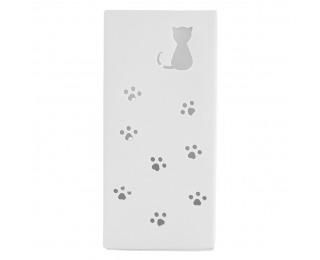 Stolná lampa Belle Typ 2 - biela / vzor mačky