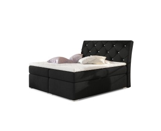 Čalúnená manželská posteľ s úložným priestorom Beneto 140 - čierna (Sawana 14) Čalúnená manželská posteľ s úložným priestorom Beneto 140 - čierna (Sawana 14)