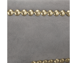 Čalúnená jednolôžková posteľ s matracom Bily 90 L - svetlosivá