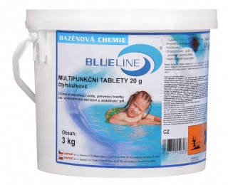 Multifunkčné tablety do bazéna 508603 - štvorzložkové