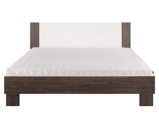 Manželská posteľ Allesia 160 - arusha wenge / biely krém Posteľový rám Allesia 160 - arusha wenge / biely krém