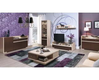 Vitrína Clever CV 7 - tuja / hnedá metalíza Vitrína Clever CV 7 - tuja / hnedá metalíza