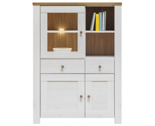 Vitrína Deluxe DX5 - smrekovec sibiu / dub