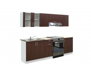 Kuchyňa Roxi 180+60 - orech tmavý