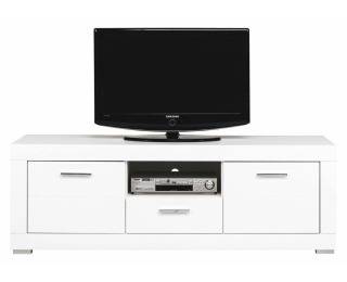 TV stolík White WH 1 - biela / biely mat