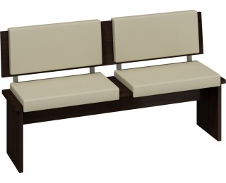 Lavica do kuchyne Bond BON-01 - sonoma tmavá / béžová ekokoža Lavica do kuchyne Bond BON-01 - sonoma tmavá / béžová ekokoža