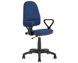 Kancelárska stolička s podrúčkami Bravo - granátová / čierna