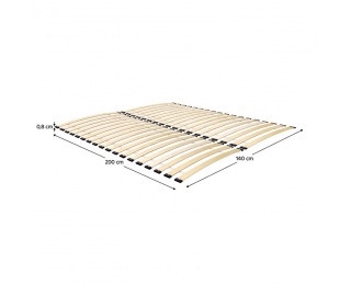 Lamelový rošt Brezo 140x200 cm - breza