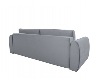 Pohovka s rozkladom a úložným priestorom Divala Lux - svetlosivá / vzor