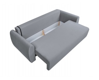 Pohovka s rozkladom a úložným priestorom Divala Lux - svetlosivá / vzor