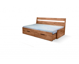 Rozkladacia posteľ s úložným priestorom Fenix Vario 90/180 - čerešňa