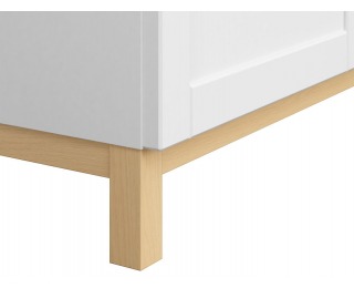 Komoda Haga KOM2D - biela canadian / dub poľský Komoda Haga KOM2D - biela canadian / dub poľský