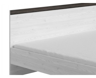 Posteľový rám Porto LOZ/160 - smrekovec sibiu svetlý / borovica larico